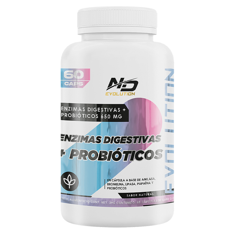 ENZIMAS DIGESTIVAS + PROBIÓTICOS